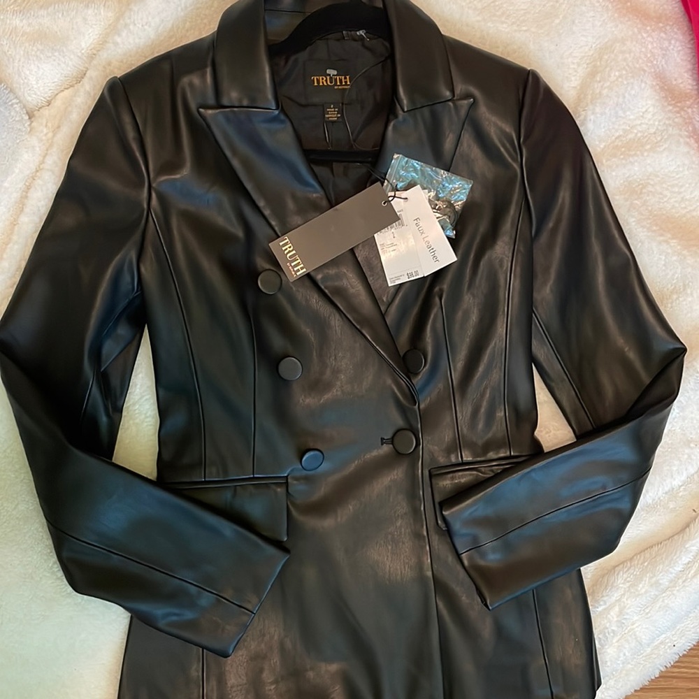 Faux Leather Jacket